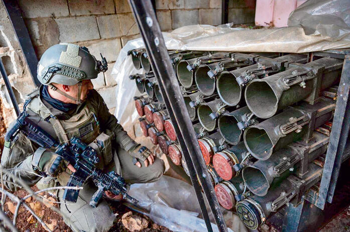 נשק שאיתר צה"ל בלבנון במהלך המלחמה