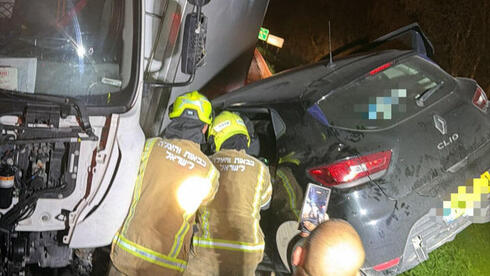 תאונה קטלנית בגלבוע: הרוג בהתנגשות בין משאית לרכב פרטי בכביש 675