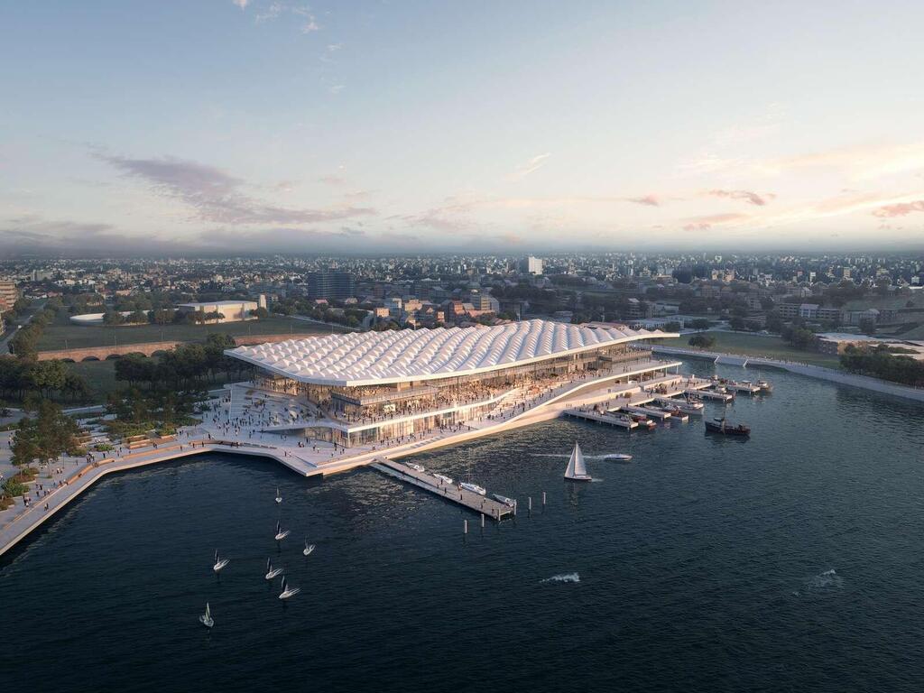 The largest fish market in the Southern Hemisphere (Photo: 3XN Architects) שוק הדגים בסדיני, אוסטרליה