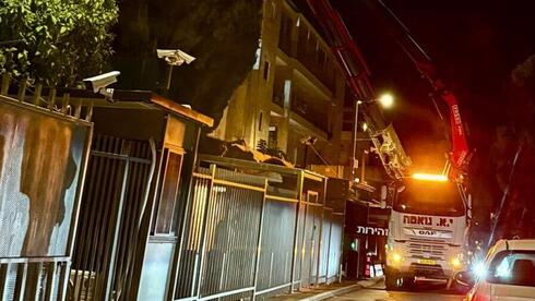 Giant cranes, trucks and tractors: extensive renovations at Netanyahu’s private Jerusalem home