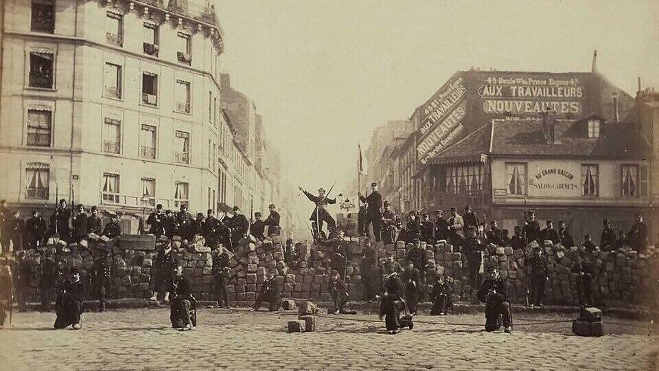 The Paris Commune, 1871 (Photo: X) הקומונה הפריזאית, 1871