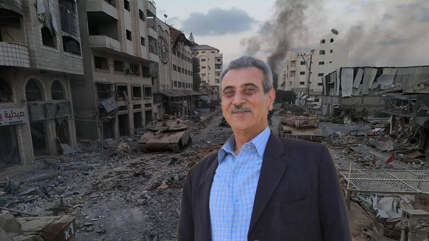 National Committee for the Administration of Gaza head Dr. Ali Shaath (Photo: IDF) עלי שעת' עזה