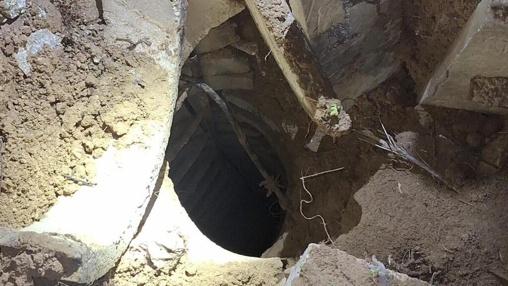 A tunnel shaft located by fighters from the Jerusalem Brigade (Photo: IDF) הושלם הסבב הלחימה השישי של לוחמי חטיבת ירושלים בעזה
