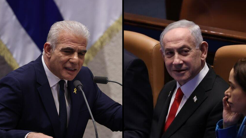 בנימין נתניהו יאיר לפיד