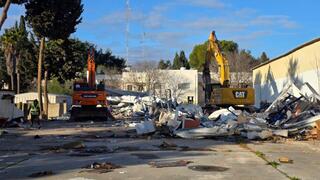 כוחות הביטחון הגיעו להרוס את מטה אונרא בירושלים שנמצא בגבעת התחמושת