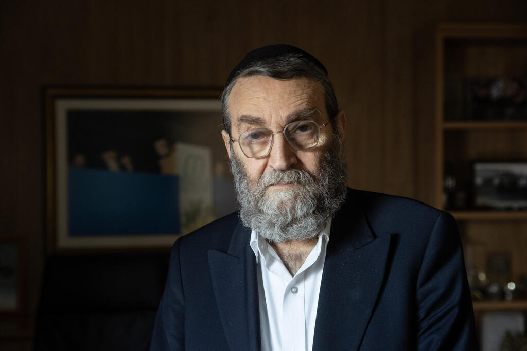 ח"כ משה גפני. מה עניין גיימינג תלמודי למושג הקדוש שנקרא "לימוד תורה"? (צילום: אלכס קולומויסקי) משה גפני