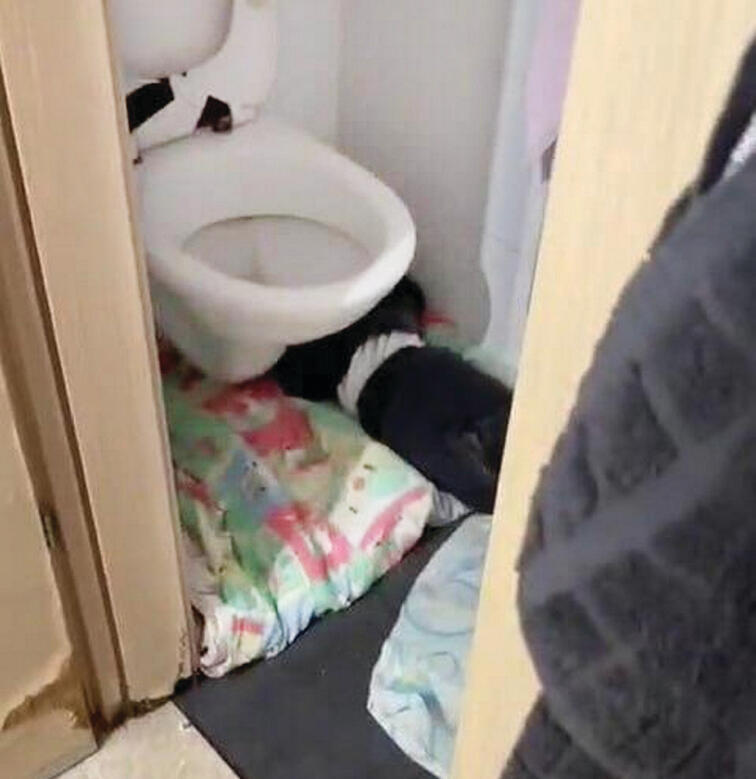 מי יפקח על זה? תינוק על מזרן מתחת לאסלה, במעון הפיראטי בירושלים