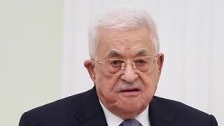 ראש הרשות הפלסטינית אבו מאזן ב קרמלין