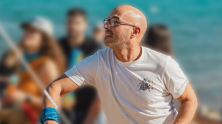 רון גושן ז"ל במהלך אירוע החברה באילת שבסופו התייבש ומת