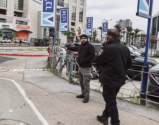 זירת האירוע בקריות (גיל נחושתן) זירת האירוע בקריות
