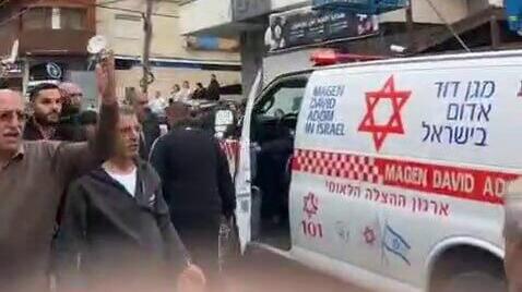 זירת הרצח בנצרת