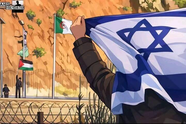 תמונה שנוצרה בבינה מלאכותית והופצה ברשת בעקבות המקרה בגבול מרוקו-אלג'יריה תמונת AI של המקרה שעלתה ברשת