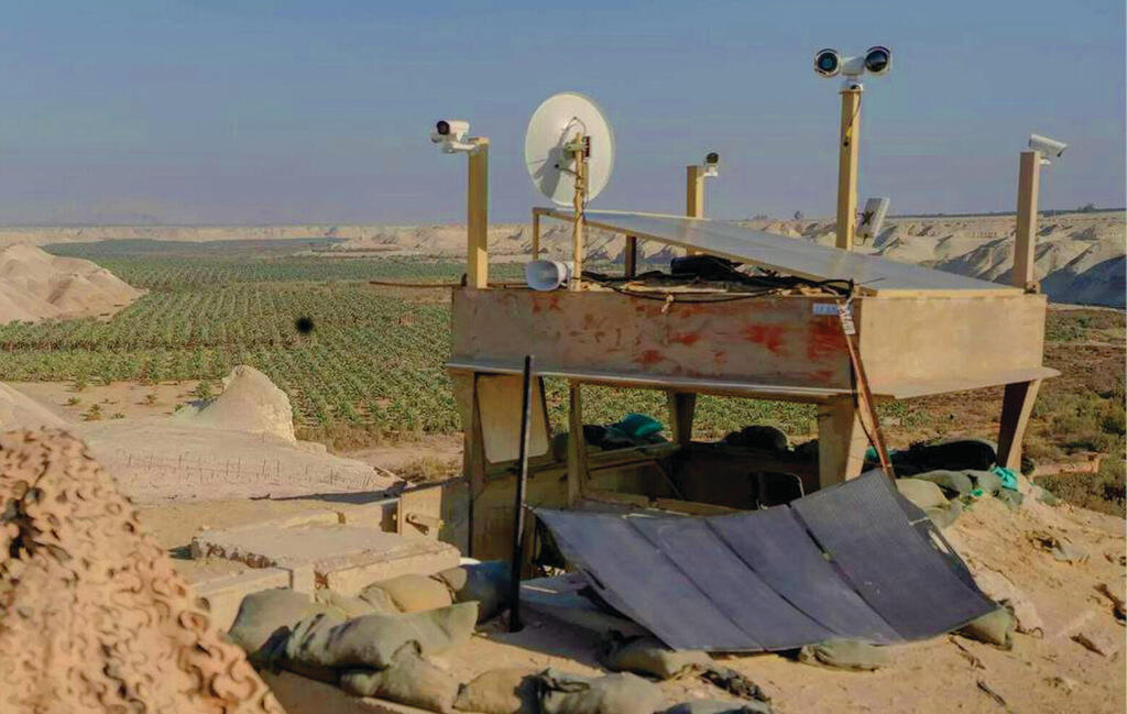 An IDF position in the Jordan Valley An IDF position in the Jordan Valley