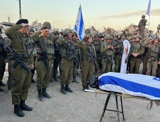 הרמטכ"ל מצדיע לארונו של רן ז"ל