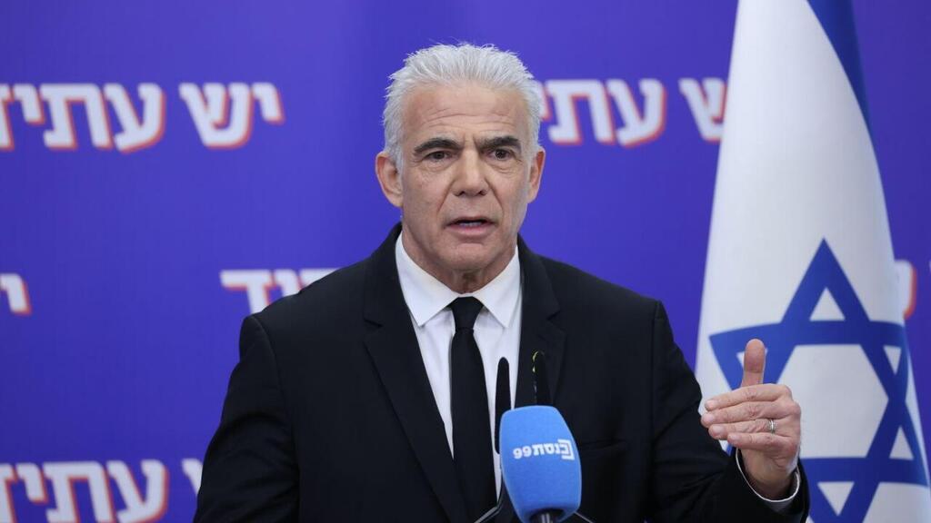 "נסגור להם את הברז ותראו כמה מהר הם יתגייסו". לפיד (צילום: אלכס קולומויסקי) יאיר לפיד