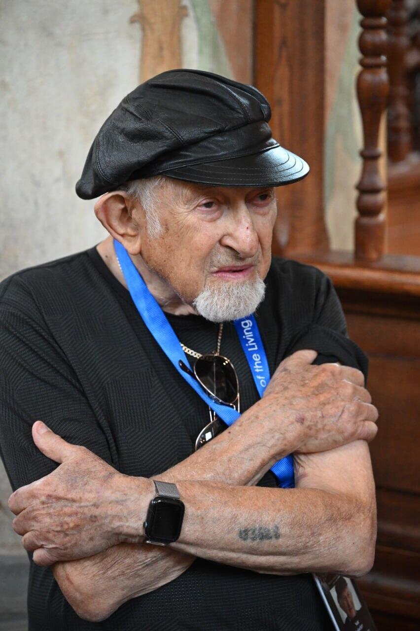 Nate Leipziger (Photo: Yossi Zeliger) ניצול השואה נייט לייפציגר
