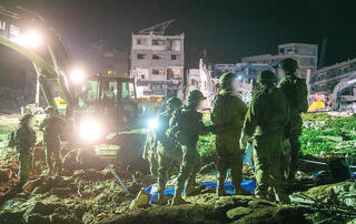 כוחות צה”ל במהלך החיפושים ברצועה