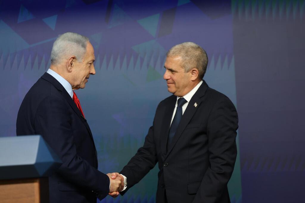 צילום: נעם ריבקין פנטון, הארץ ראש הממשלה במסיבת עיתונאים משותפת עם מתאם שו"ן