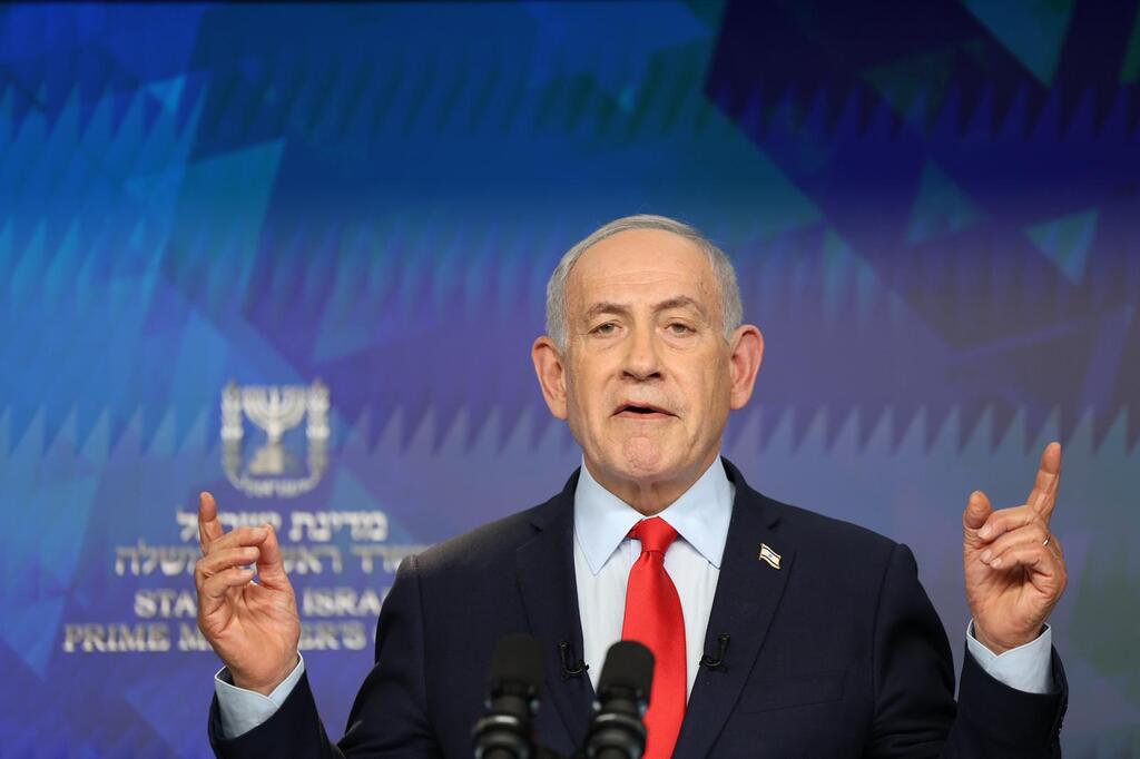 ראש הממשלה במסיבת העיתונאים ( צילום: נעם ריבקין פנטון) ראש הממשלה במסיבת עיתונאים משותפת עם מתאם שו"ן