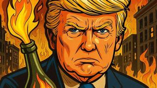 דונלד טראמפ בקמפיין של סוכנות מהר האיראנית