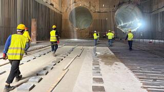 עבודות הכנה לתשתית הרכבת הקלה - הקו הירוק עבודות הכנה לתשתית הרכבת הקלה - הקו הירוק