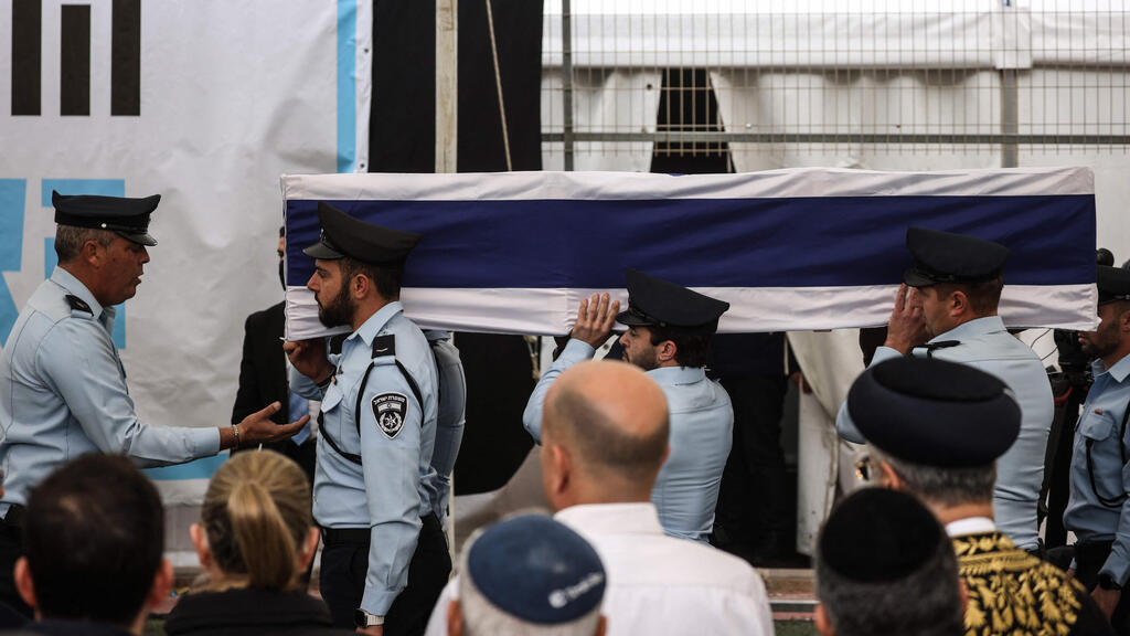 צילום: ilia yefimovich / AFP רס"ר רן גואילי ז"ל מובא למנוחות