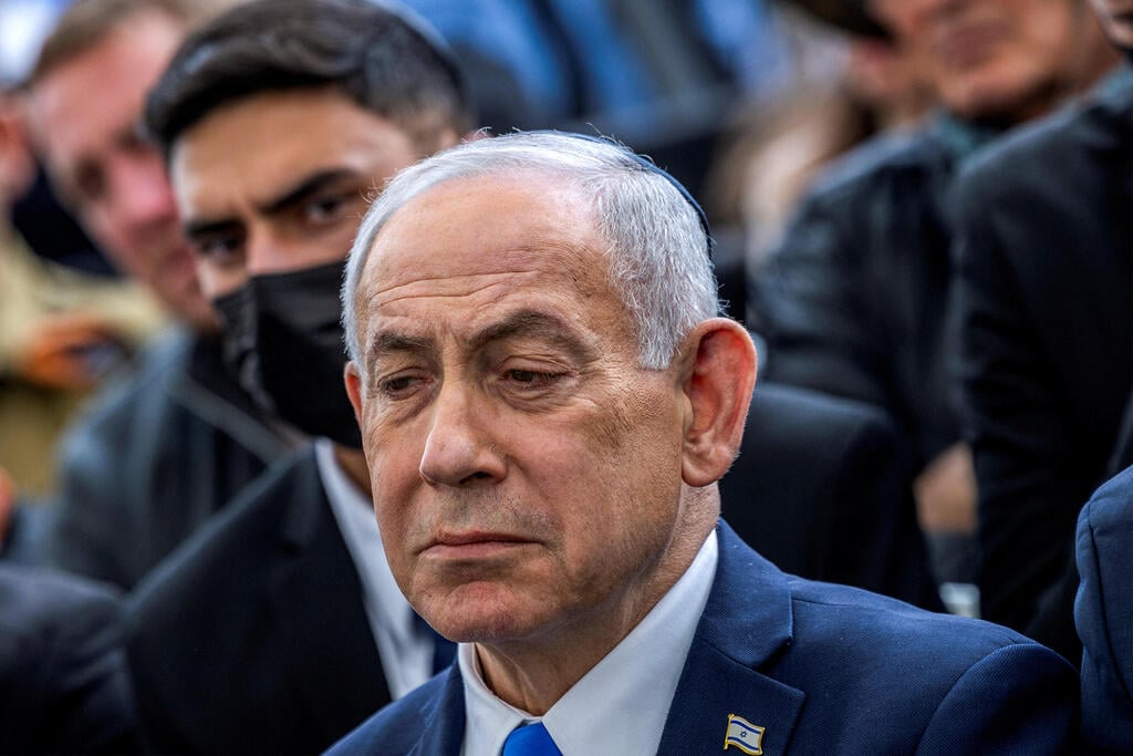 בנימין נתניהו (צילום: CHAIM GOLDBERG/Pool via REUTERS) בנימין נתניהו