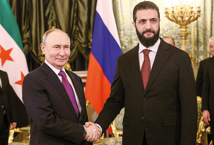 א־שרע ופוטין במוסקבה, אמש