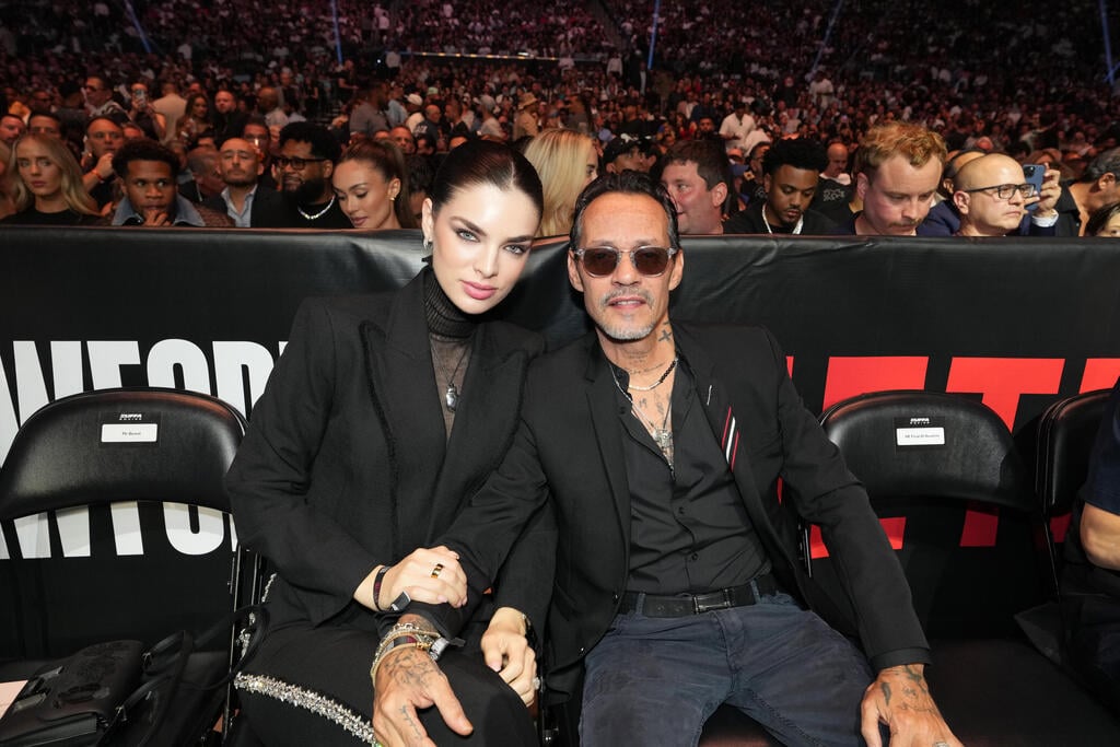 שיהיה במזל. מארק אנתוני ונדיה פריירה (Candice Ward/Getty Images) מארק אנתוני ונדיה פריירה
