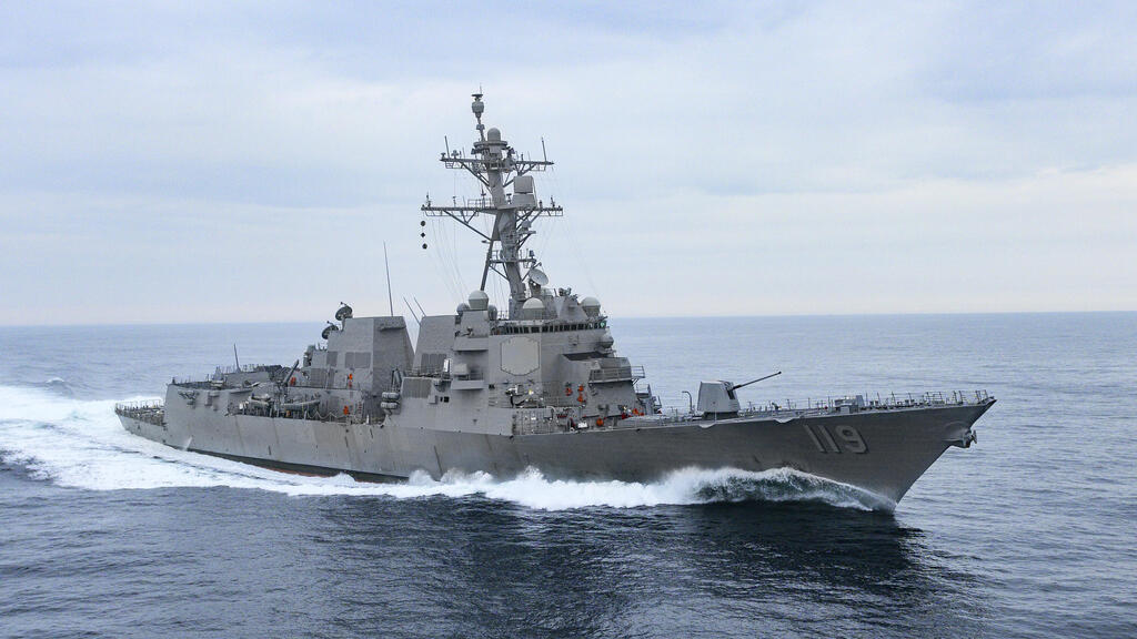 The US destroyer USS Delbert D. Black (Photo: Lance Davis/United States Navy/Huntington Ingalls Industries) המשחתת האמריקנית דלברט די. בלאק (Delbert D. Black). ארכיון