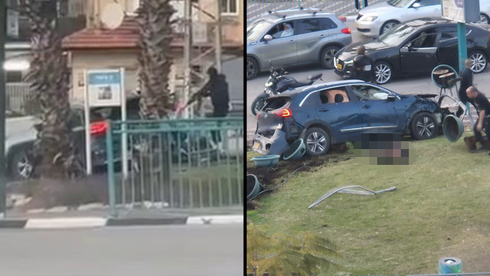 תיעוד: רעול פנים ירה באין מפריע על רכב - ורצח צעיר