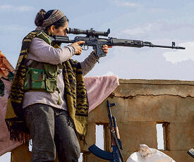 חייל כורדי בסוריה