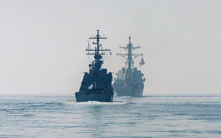 תרגיל משותף של ישראל וארה”ב בים האדום, השבוע | צילום: דובר צה"ל