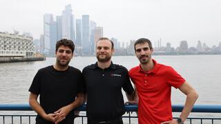 Semperis Israel General Manager Matan Liberman, CEO Mickey Bresman and CTO Guy Teverovsky 