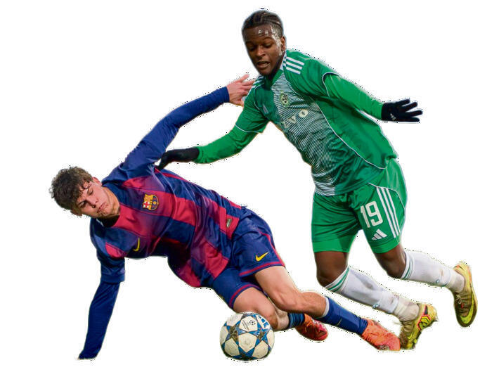 ליאל נגת מתגבר על יריב מברצלונה