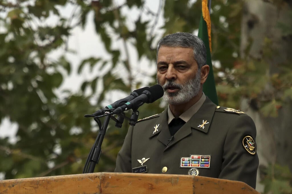 Iranian Chief of Staff Abdolrahim Mousavi (Photo: AP Photo/Vahid Salemi) הרמטכ"ל האיראני עבד א-רחים מוסאווי