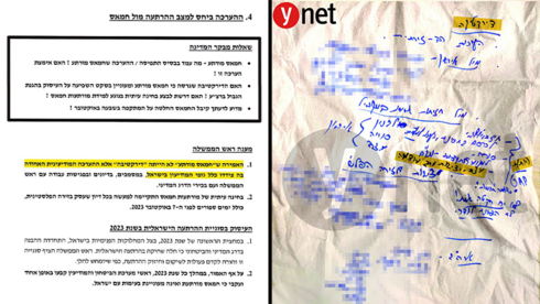 כתב היד של רה”מ חושף את הסילופים: הייתה „דירקטיבה” – ונתניהו הוא זה שפקד עליה