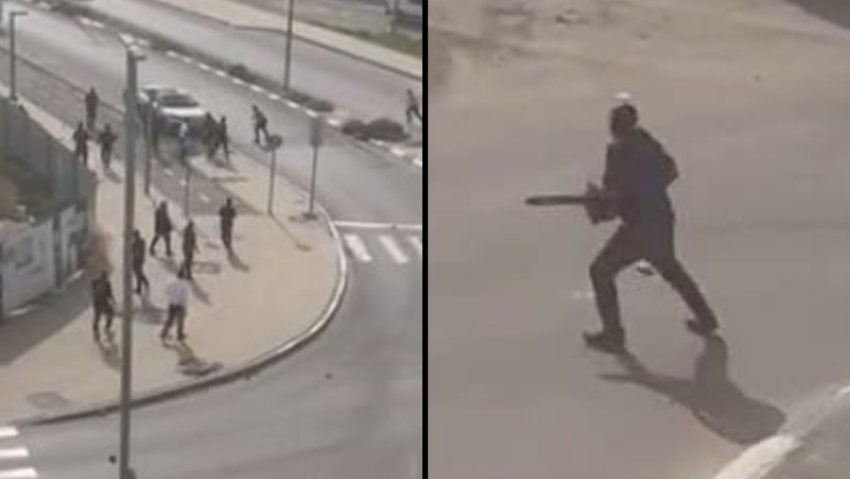 The mass brawl קטטה המונית באופקים