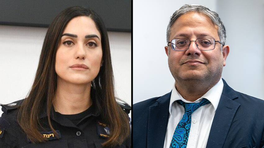 בן גביר וסבן (צילום: שלו שלום, רפי קוץ) בן גביר וסבן
