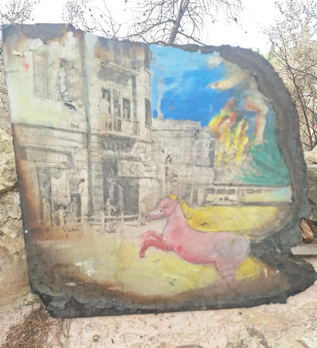 Photo: Courtesy הציורים השרופים של איוון שוובל