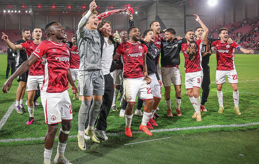 בטירוף שלהם. שחקני באר שבע אתמול