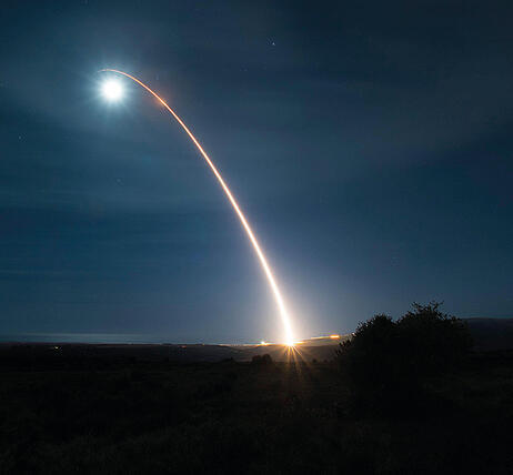 שיגור טיל  בליסטי בארה"ב