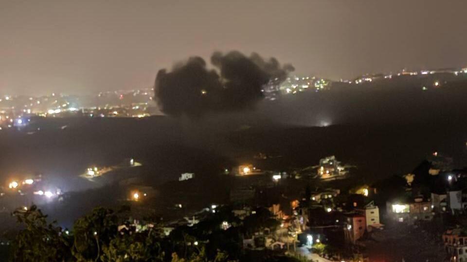 Airstrikes in Houmine al-Fawqa, Lebanon תיעוד מלבנון: תקיפות בכפר חומין אל-פווקא