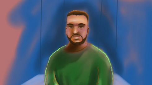 לבוש בירוק: המחבל אכרם נאביד מהפיגוע בחוף בונדיי הופיע לראשונה בביהמ”ש