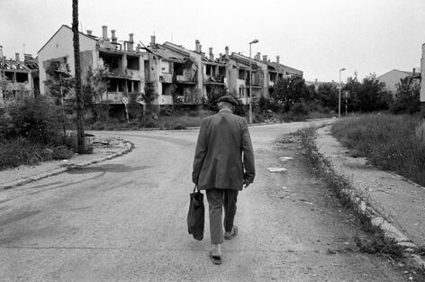 מצור סרייבו, 1995 | צילום: Getty Images/Tom Stoddart Archive