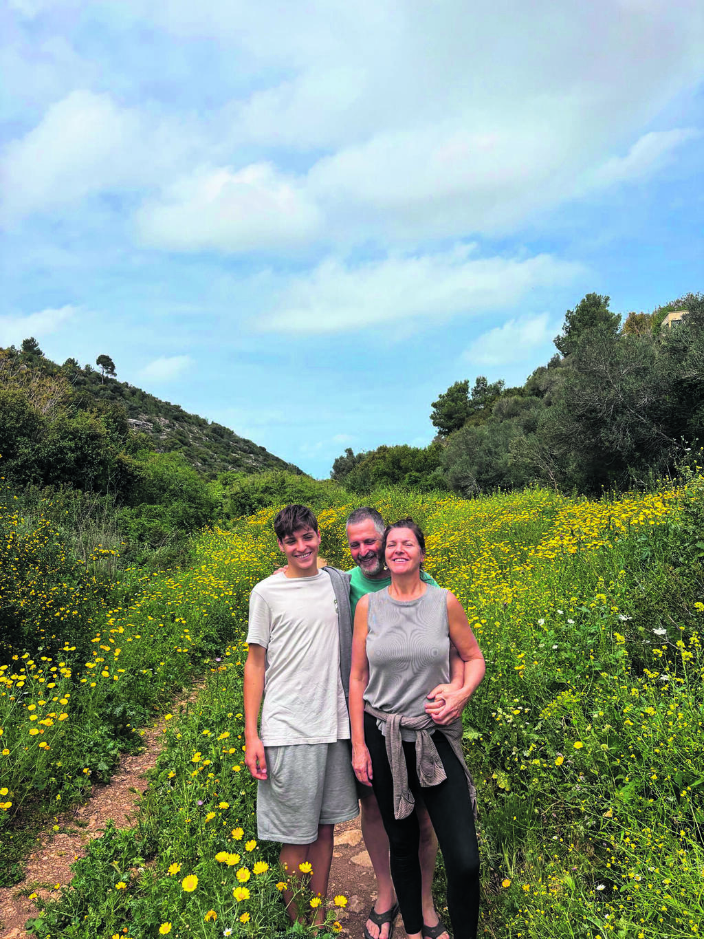 ריאן ושרון קוצר, עם בנם איתמר