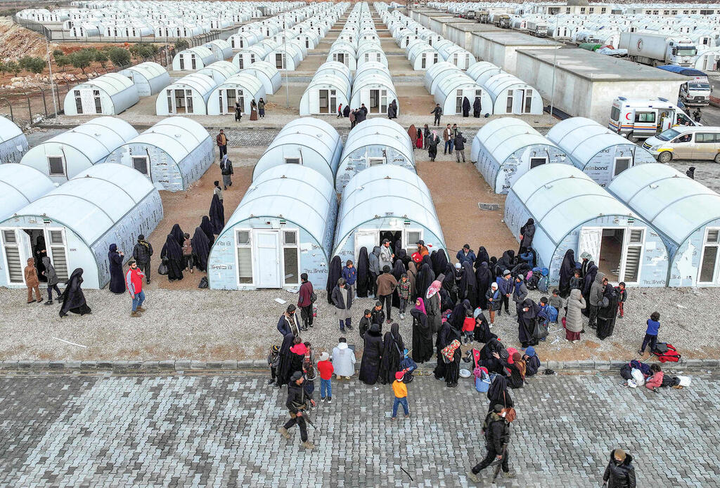 מחנה מעצר לאנשי  דאעש בסוריה