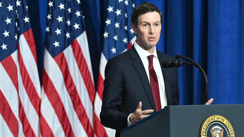 Jared Kushner (Photo: Chip Somodevilla, Getty Images North America, AFP) כינוס מועצת השלום