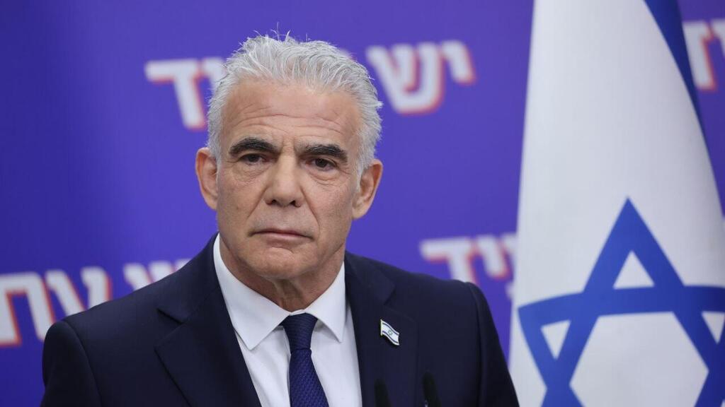 לפיד בירך: "מצפה לעבוד ביחד" (צילום: אלכס קולומויסקי) יאיר לפיד