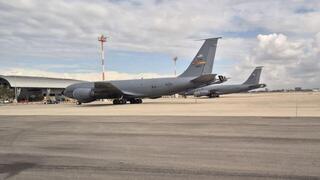מטוסי תדלוק אמריקניים ומטוסי תובלה כבדה מסוג גלובמסטר C17 בנתב"ג לקראת התקיפה באיראן